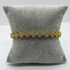 #PAL208 - Pulsera De Trébol Oro Laminado 18k - LB050/