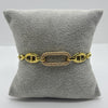 #PAL197 - Pulsera Acero Laminado 18k - LB055/