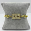 #PAL205 - Pulsera Luna y Estrella Oro Laminado 18k - LA050/
