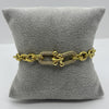 #PAL158 - Pulsera Eslabones Acero Laminado 18k - LA050/