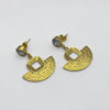 #ARL176 - Aretes Con Piedra Zirconia De Oro Laminado 18k - LA030/