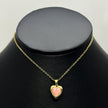 #GOL172 - Gargantilla De Corazón Acero Laminado 18k - LB020/
