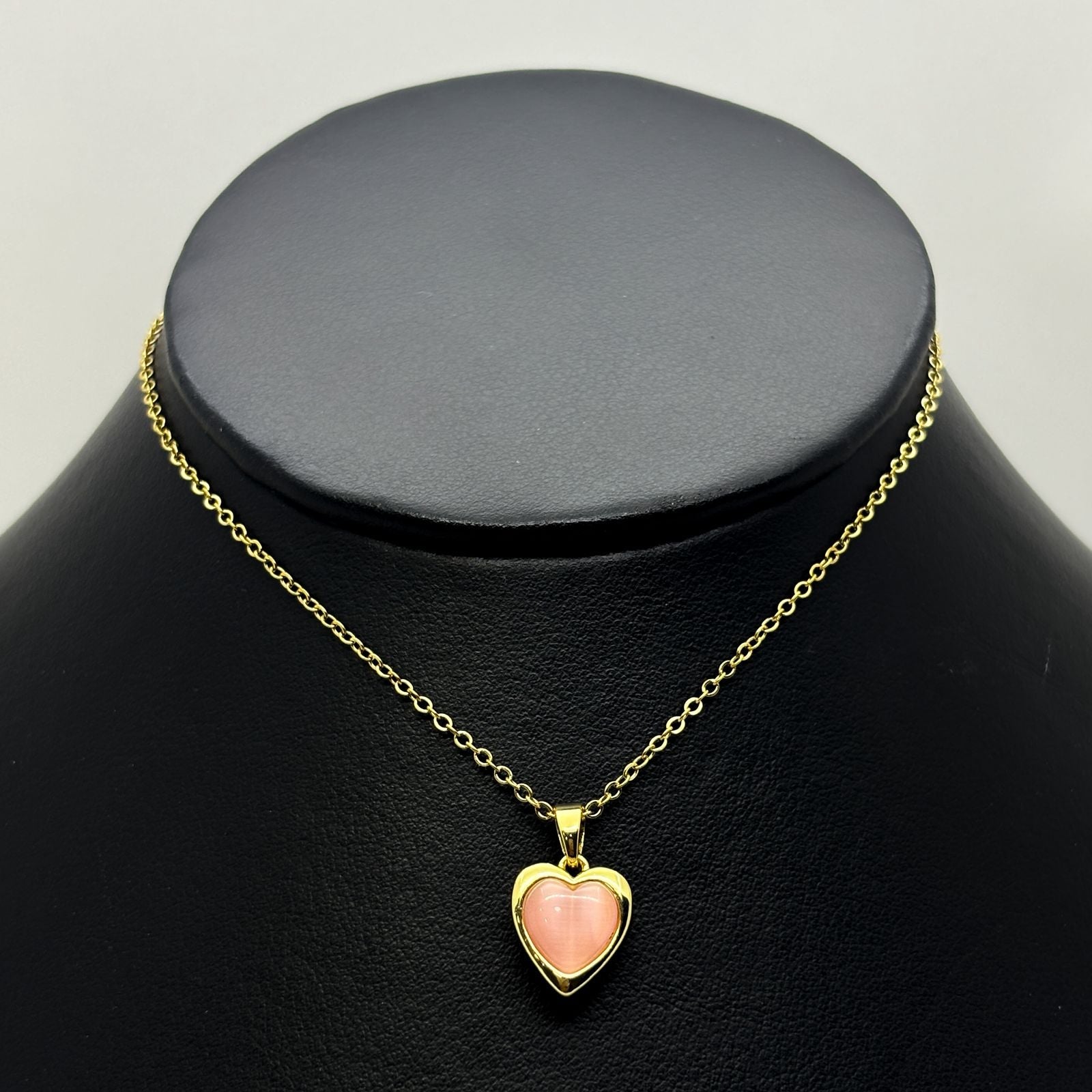 #GOL172 - Gargantilla De Corazón Acero Laminado 18k - LB020/