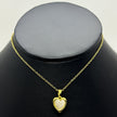 #GOL172 - Gargantilla De Corazón Acero Laminado 18k - LB020/