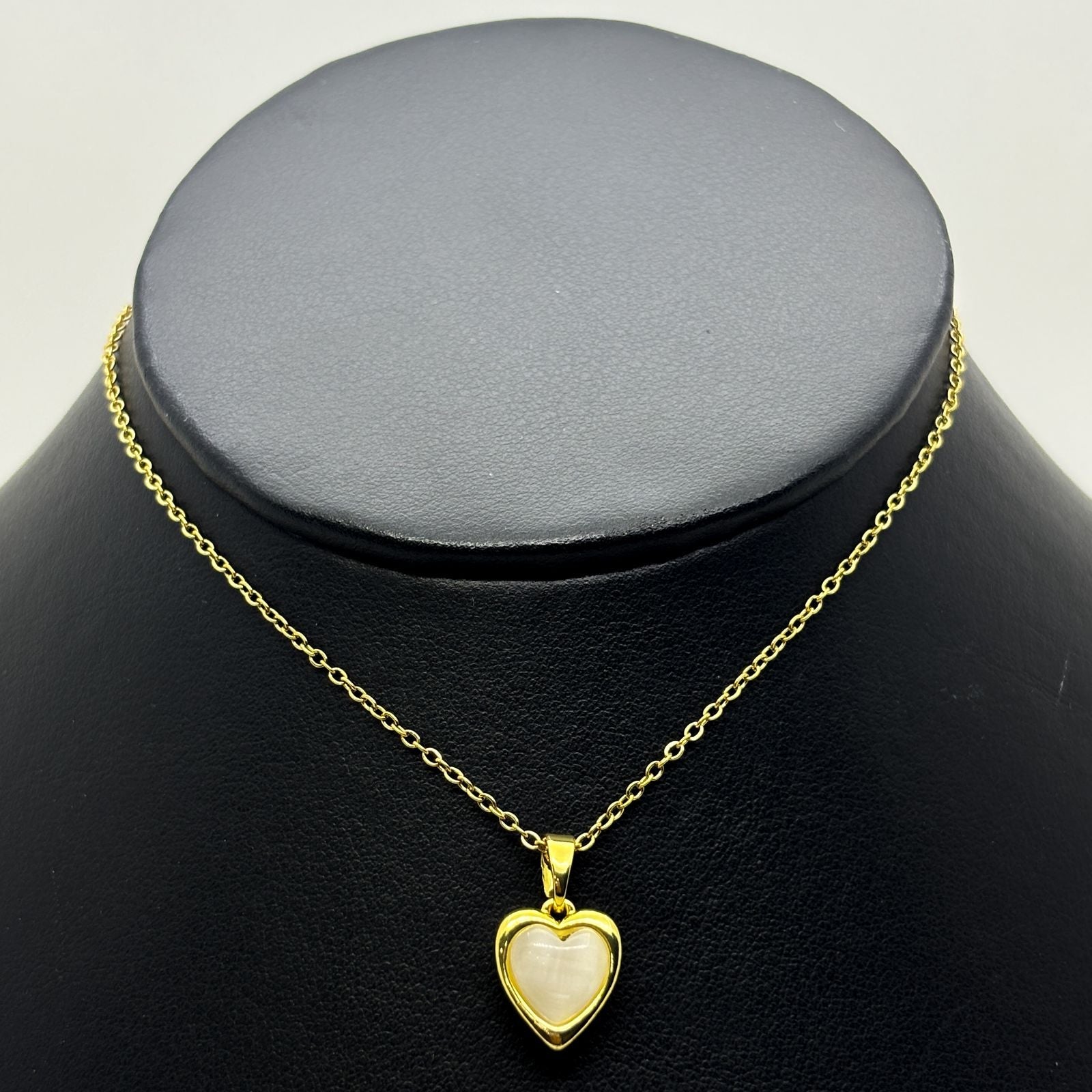#GOL172 - Gargantilla De Corazón Acero Laminado 18k - LB020/