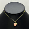 #GOL172 - Gargantilla De Corazón Acero Laminado 18k - LB020/