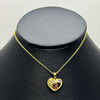 #GOL169 - Gargantilla De Corazón De Oro Laminado 18k - LA025/