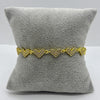 #PAL227 - Pulsera De Corazones Oro Laminado 18k - LA065/
