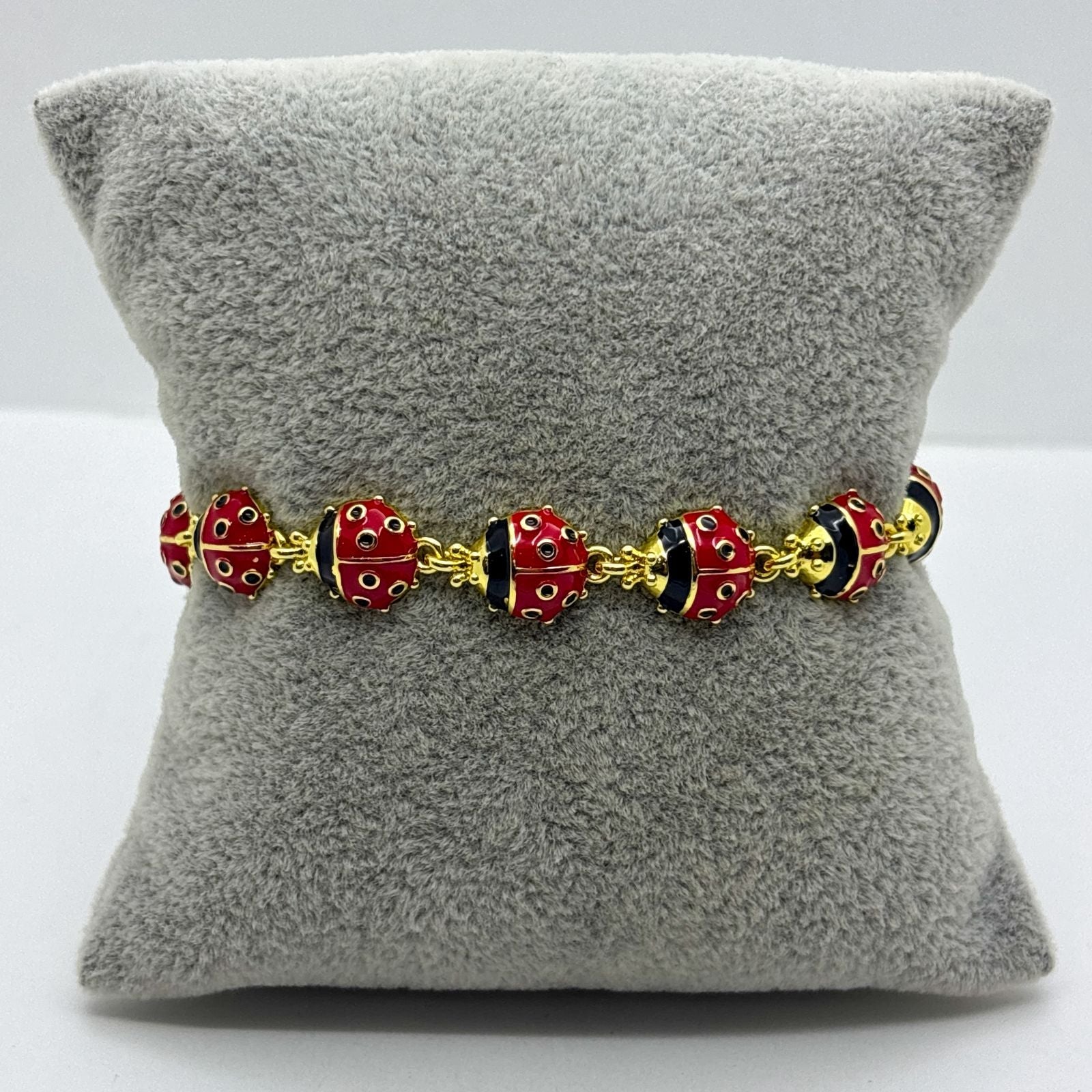 #PAL213 - Pulsera De Catarinas Oro Laminado 18k - LA060/