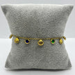 #PAL189 - Pulsera De Conchas Acero Laminado 18k - LB025/