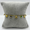 #PAL189 - Pulsera De Conchas Acero Laminado 18k - LB025/