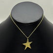 #GOL197 - Gargantilla De Estrella God Bless De Oro Laminado 18k - LA020/