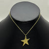#GOL197 - Gargantilla De Estrella God Bless De Oro Laminado 18k - LA020/