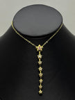 #GOL210 - Gargantilla De Estrellas De Oro Laminado 18k - LB035/