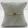 #PAL228 - Pulsera De Corazón Oro Laminado 18k - LB035/