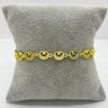 #PAL222 - Pulsera De Luna Y Estrella De Oro Laminado 18k - LB065/