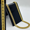 #COL129 - Cadena Cubana 5 mm De Oro Laminado 18k - LB050/