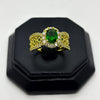 #AOL174 - Anillo Tipo Solitario Oro Laminado 18k - LA030/
