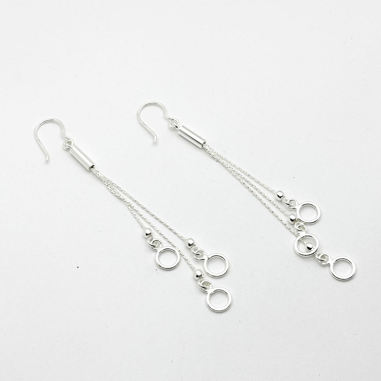 #AR238 - Aretes Largos Con Aros - A12/5.6