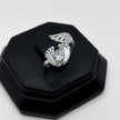 #AD488 - Anillo De Piecitos y Alas De Plata .925 - A11/2.3