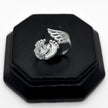 #AD488 - Anillo De Piecitos y Alas De Plata .925 - A11/2.3