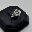 #AD489 - Anillo Nudo De Bruja De Plata .925 - A11/2.2