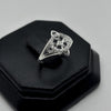 #AD489 - Anillo Nudo De Bruja De Plata .925 - A11/2.2