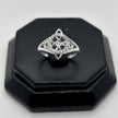 #AD489 - Anillo Nudo De Bruja De Plata .925 - A11/2.2