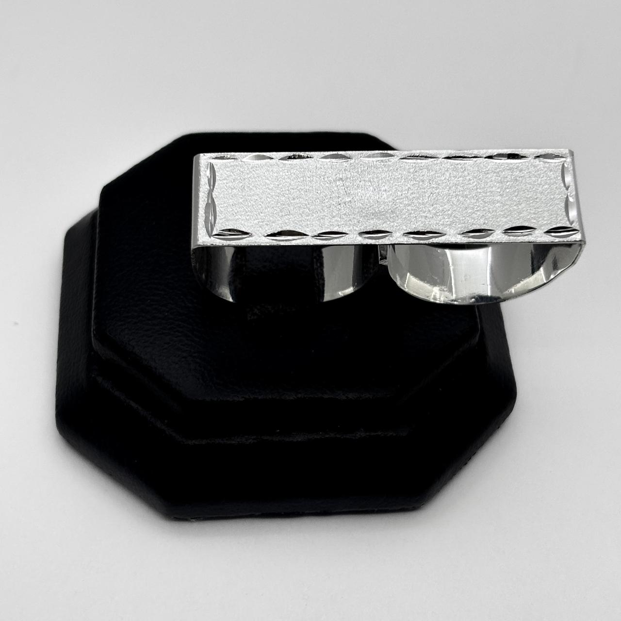 #AD492 - Anillo Doble Doble Dedo/2 Dedos Daimantada - A10/6.1