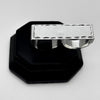 #AD492 - Anillo Doble Doble Dedo/2 Dedos Daimantada - A10/6.1