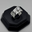 #AD490 - Anillo Semanario Solitario Plata .925 - A08/5.1