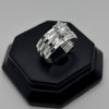 #AD490 - Anillo Semanario Solitario Plata .925 - A08/5.1