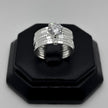#AD490 - Anillo Semanario Solitario Plata .925 - A08/5.1