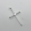 #D741 - Dije De Cruz De Plata .925 - A12/1.6