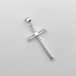 #D741 - Dije De Cruz De Plata .925 - A12/1.6