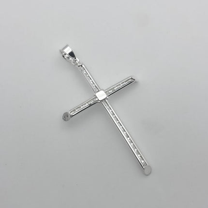 #D741 - Dije De Cruz De Plata .925 - A12/1.6