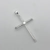 #D741 - Dije De Cruz De Plata .925 - A12/1.6