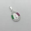 #D756 - Dije De La Virgen De Guadalupe De Plata .925 - A10/2.7