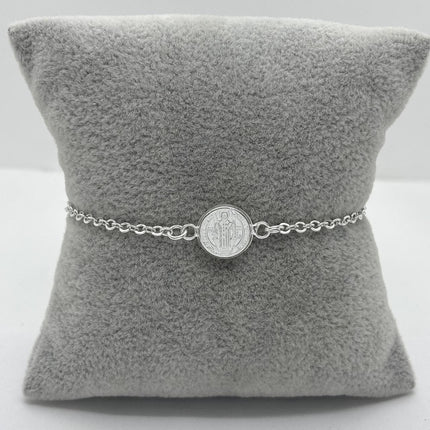 #PA343 - Pulsera De San Benito De Plata .925 - A11/2.7