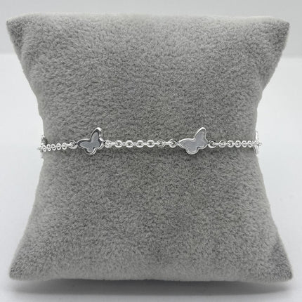 #PA350 - Pulsera De Mariposa Plata .925 - A16/2.8