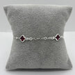 #PA344 - Pulsera Tipo Van Cleef De Plata .925 - A08/3.4