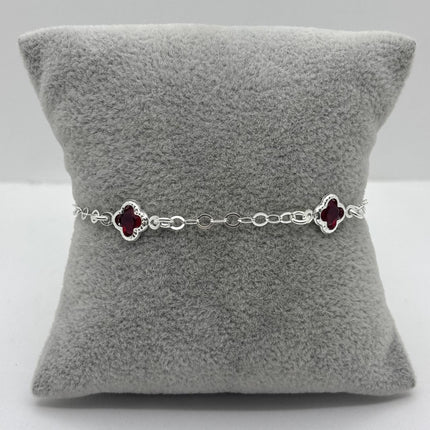 #PA344 - Pulsera Tipo Van Cleef De Plata .925 - A08/3.4