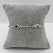 #PA344 - Pulsera Tipo Van Cleef De Plata .925 - A08/3.4