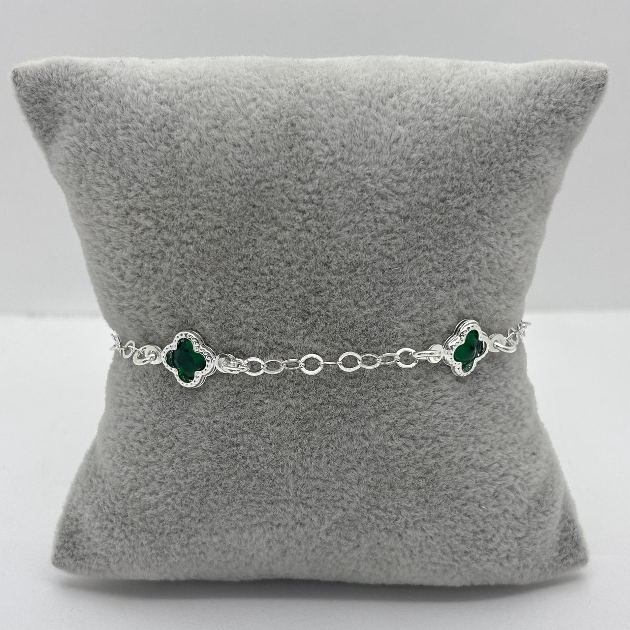 #PA344 - Pulsera Tipo Van Cleef De Plata .925 - A08/3.4