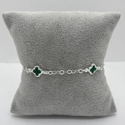 #PA344 - Pulsera Tipo Van Cleef De Plata .925 - A08/3.4