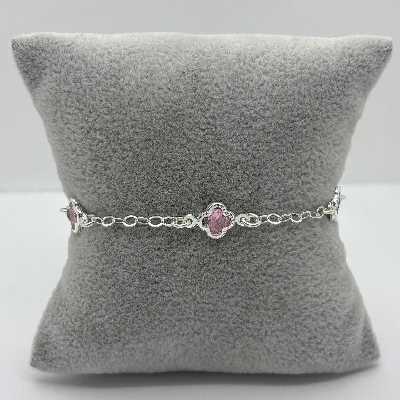 #PA344 - Pulsera Tipo Van Cleef De Plata .925 - A08/3.4