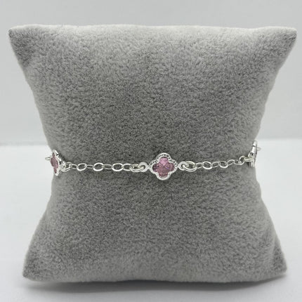 #PA344 - Pulsera Tipo Van Cleef De Plata .925 - A08/3.4