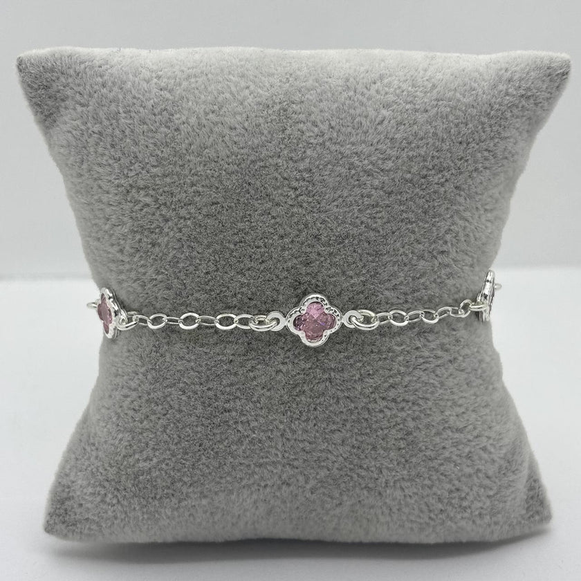 #PA344 - Pulsera Tipo Van Cleef De Plata .925 - A08/3.4