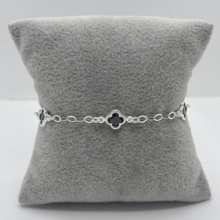 #PA344 - Pulsera Tipo Van Cleef De Plata .925 - A08/3.4