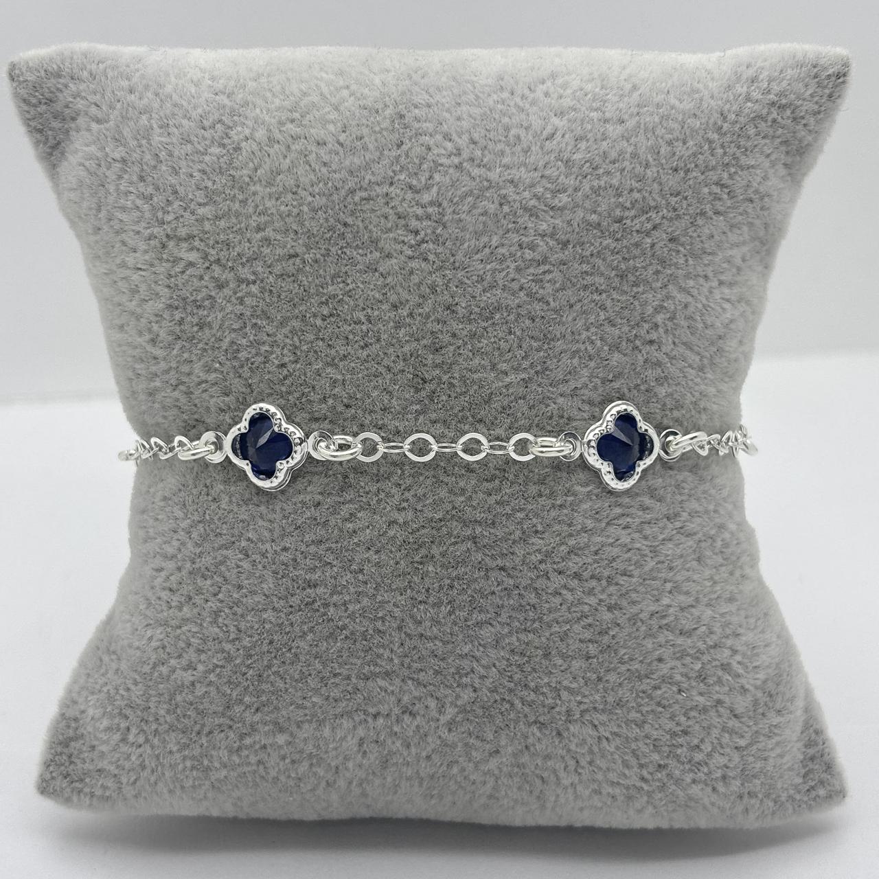 #PA344 - Pulsera Tipo Van Cleef De Plata .925 - A08/3.4